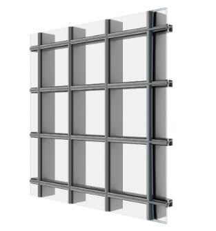 1d9d76cbe2637efd 160 Invisible Frame Curtain Wall