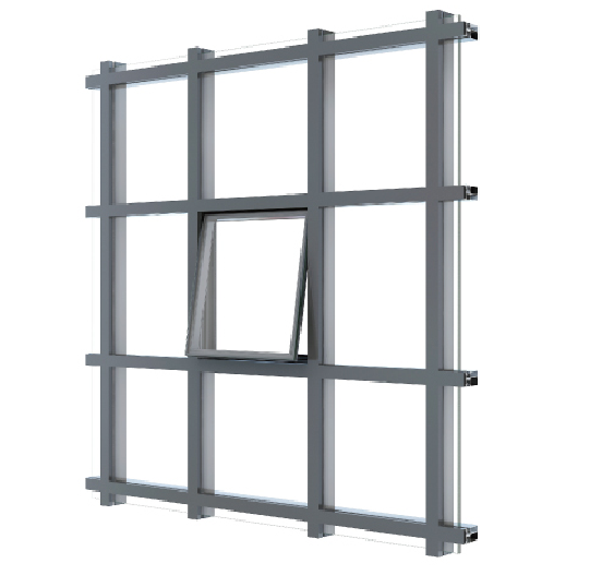 28e21b612e556a15 85 95 Visible Frame Hollow Glass Curtain Wall