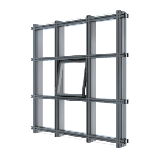 768e0c518c7d1acc 135 Visible Frame Hollow Glass Curtain Wall