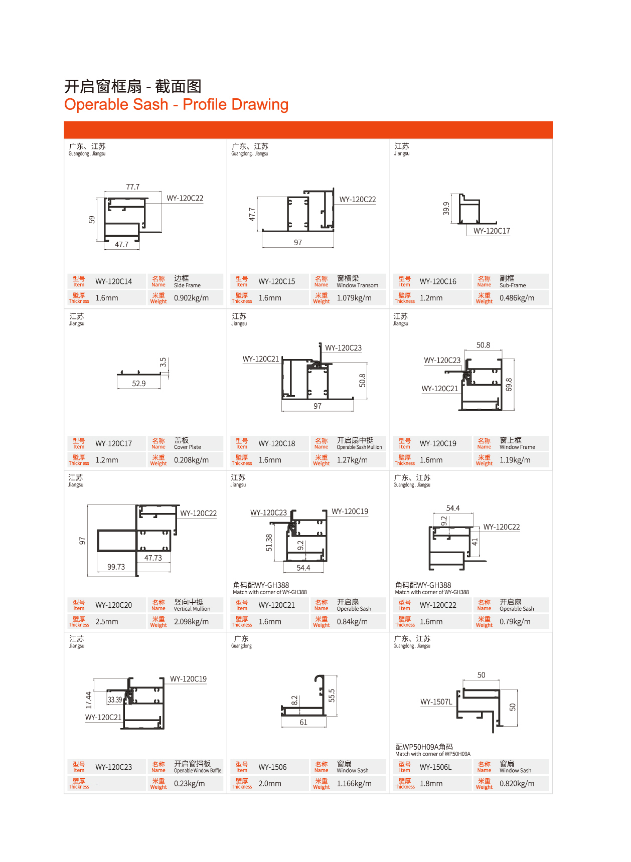 95f307388ed25570 Operable Sash