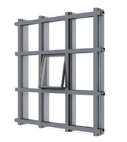 aa1b08ba2180fe6e 130 160 Visible Frame Hollow Glass Curtain Wall