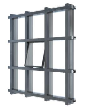 f6b6e81dbe811b76 220 Visible Frame Thermal Break Curtain Wall