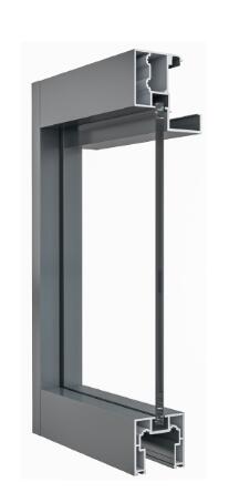 b6511725b41ee439 Zktm45-4516 Concealed aluminum frame sliding door (Ghost door)